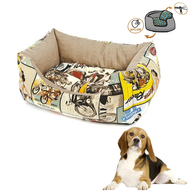 Fuss Dog Cuccia Per Cane Sfoderabile E Lavabile Fifties Cm 95xh30
