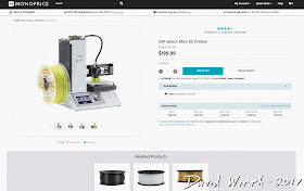 mp select mini 3d printer reviews, monoprice, best, beginner, how to