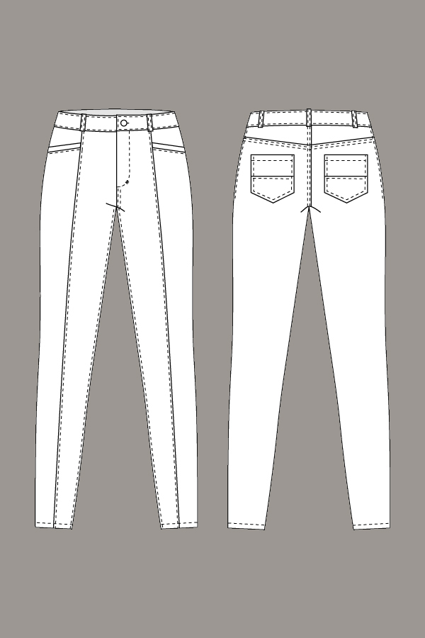skinny jeans sewing pattern