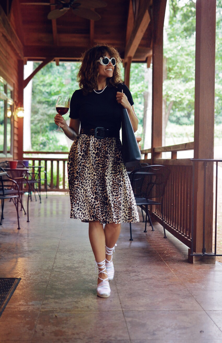 Wine Tasting And Leopard Skirt Testing | MY SMALL WARDROBE