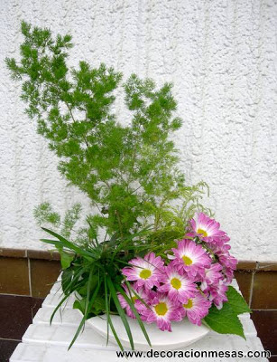 centro flores margaritas