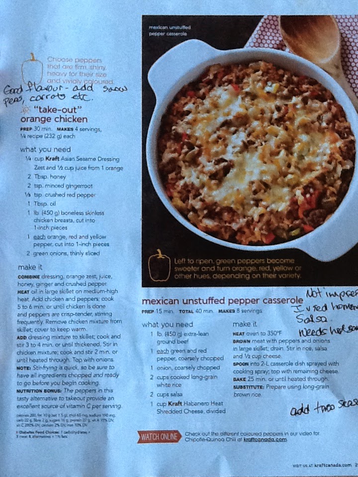 Mrs. v's Foods Class Kraft Magazine FALL 1014