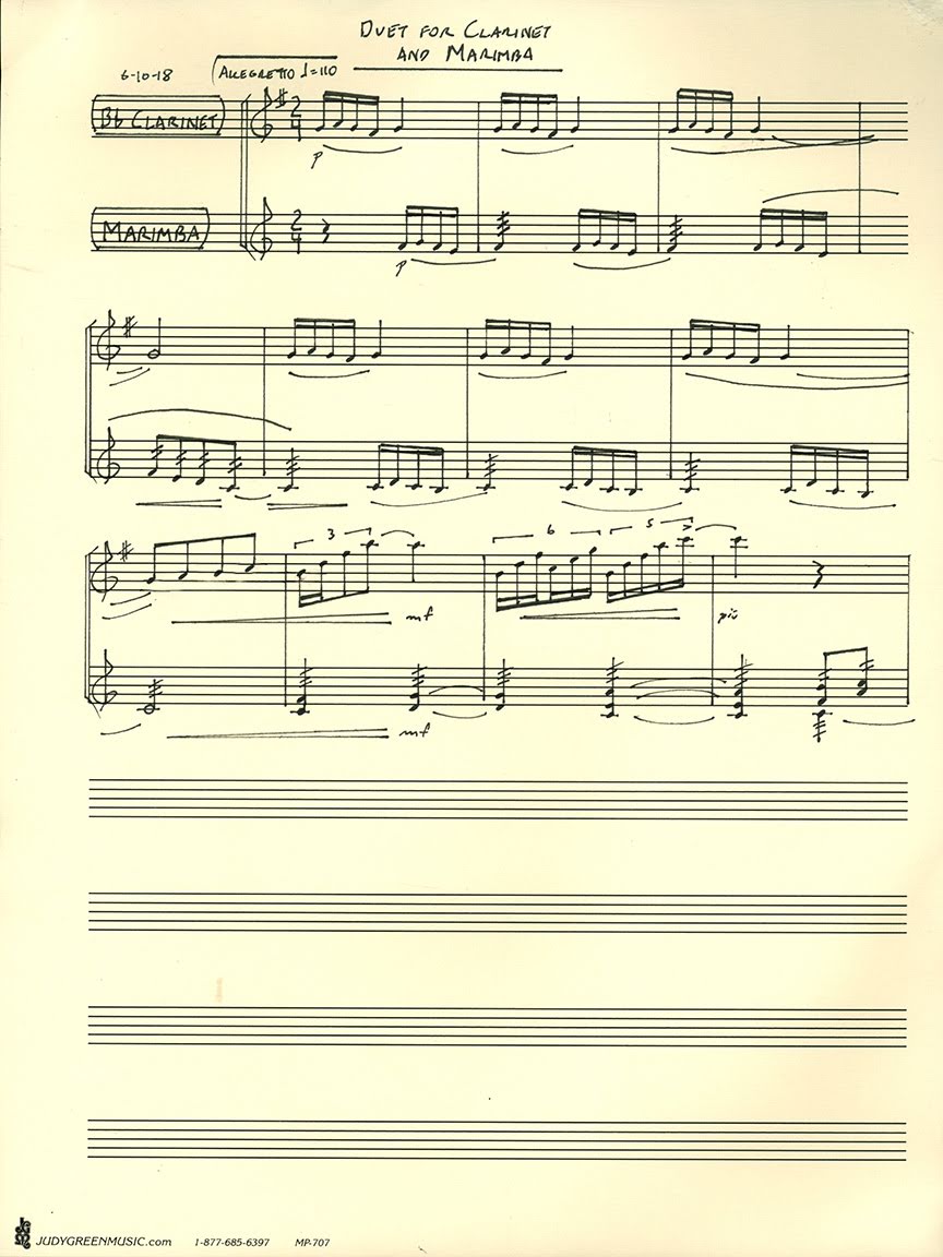 Finding Beauty in Ephemera Diabelli Project 204 Duet for and Marimba, Part 1