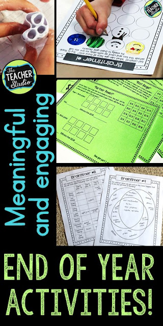 Finding meaningful and fun end-of-year activities for third grade, fourth grade, and fifth grade can be challenging. This blog post is full of engaging and meaningful activities to do in the last week of school. Low prep activities, easy to prep and fun for students. End of year math, end of year printables, end of year lessons, STEM activities