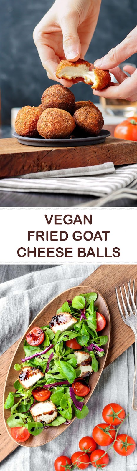 Vegan Fried Goat Cheese Balls Vegan Fried Goat Cheese Balls