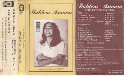 Cover Album Andi Meriem Mattalata Bahtera Asmara (Gambar dari www.kasetlalu.com)