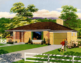 Image result for 1950s house