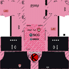 Muangthong United 2019 Kit - Dream League Soccer Kits