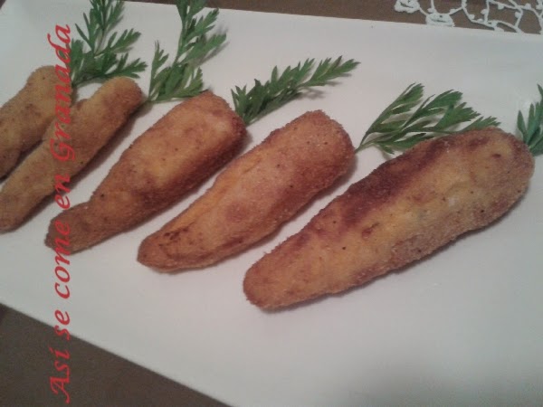 Croquetas de zanahorias y queso