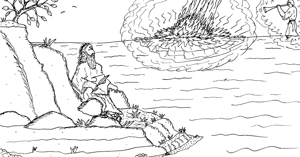 Robin's Great Coloring Pages: The Three Nephites