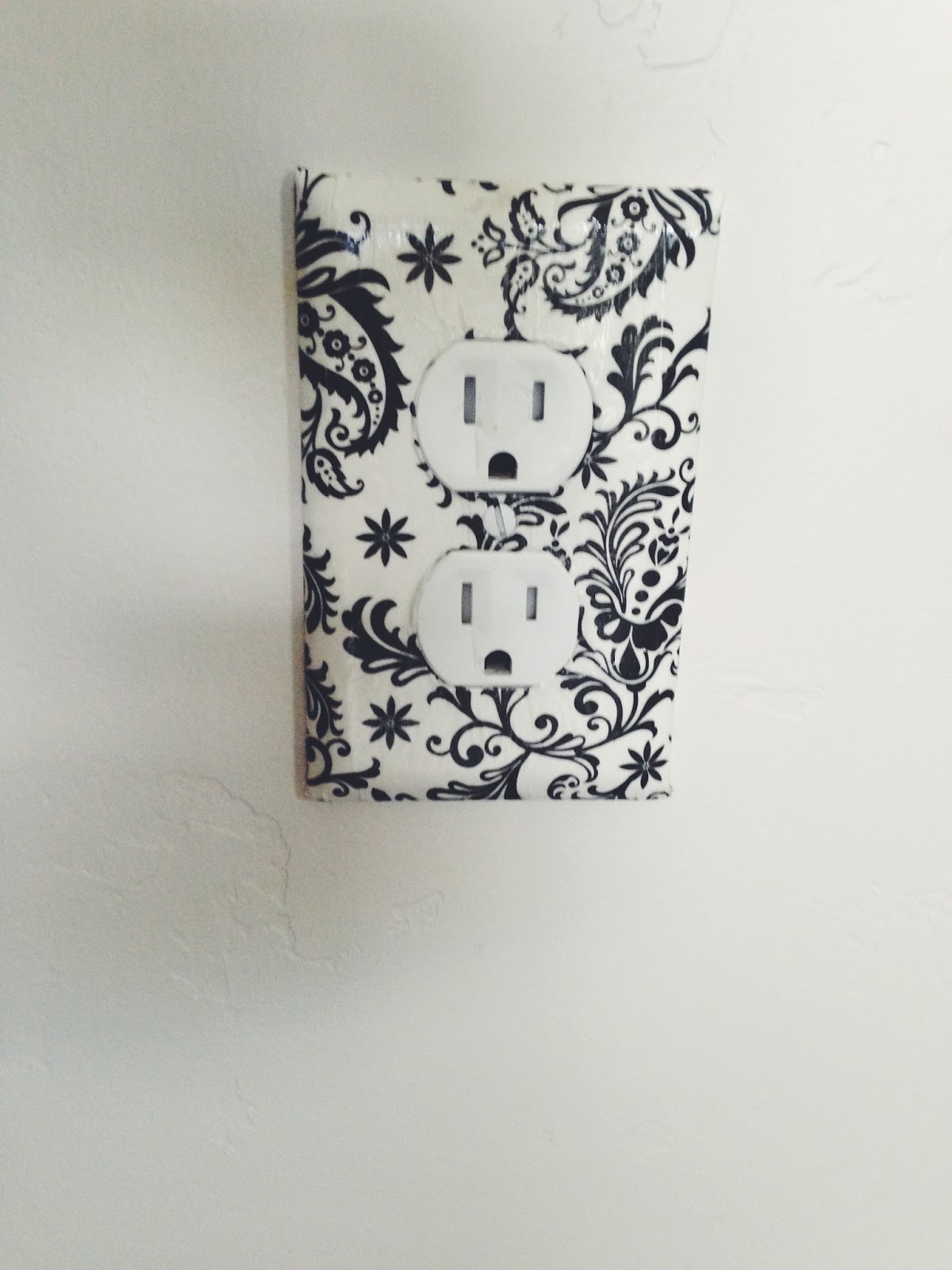 DIY outlet covers The Red Closet Diary