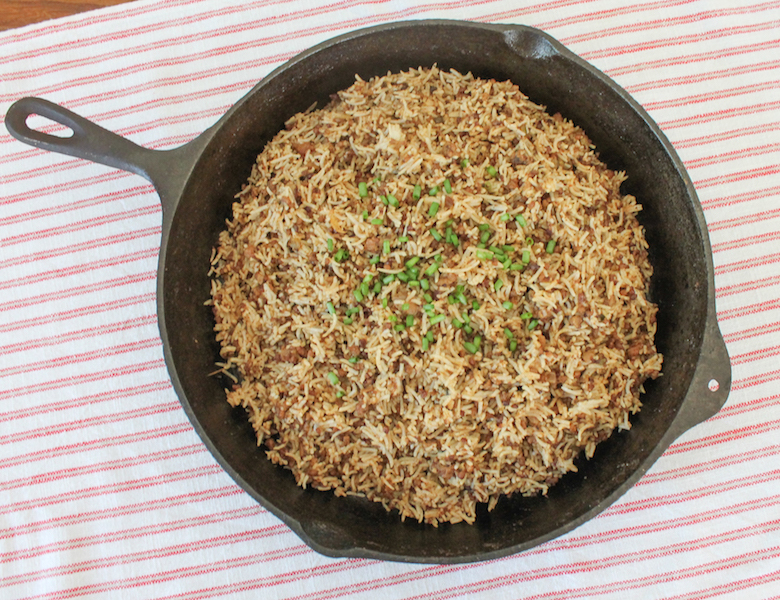 Food Lust People Love Gram’s Cajun Rice Dressing