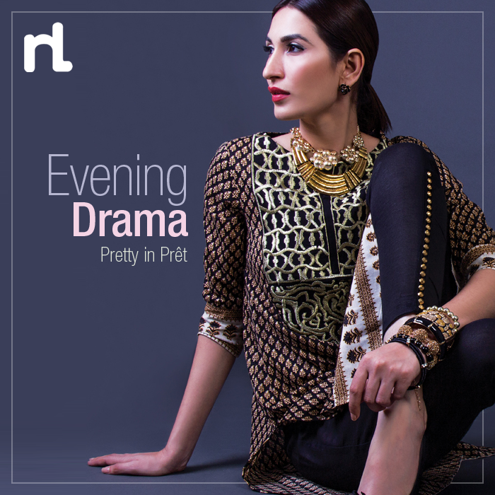 nishat long frocks