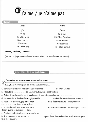 تحميل الكتاب الإستثنائي Vocabulaire Pour Adolescents + 250 Exercices تمارين + التصحيح للمستوى المبتدئين 1