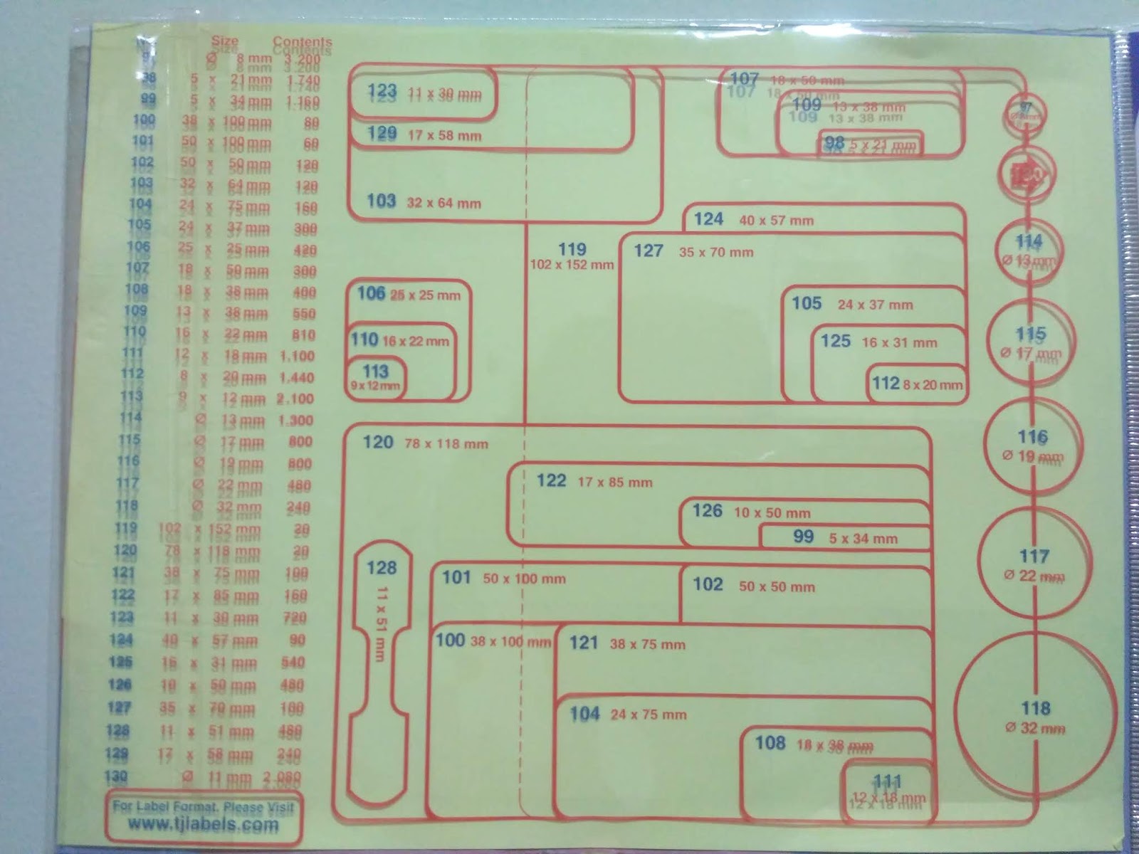 cara membuat label undangan 103 di word 2007