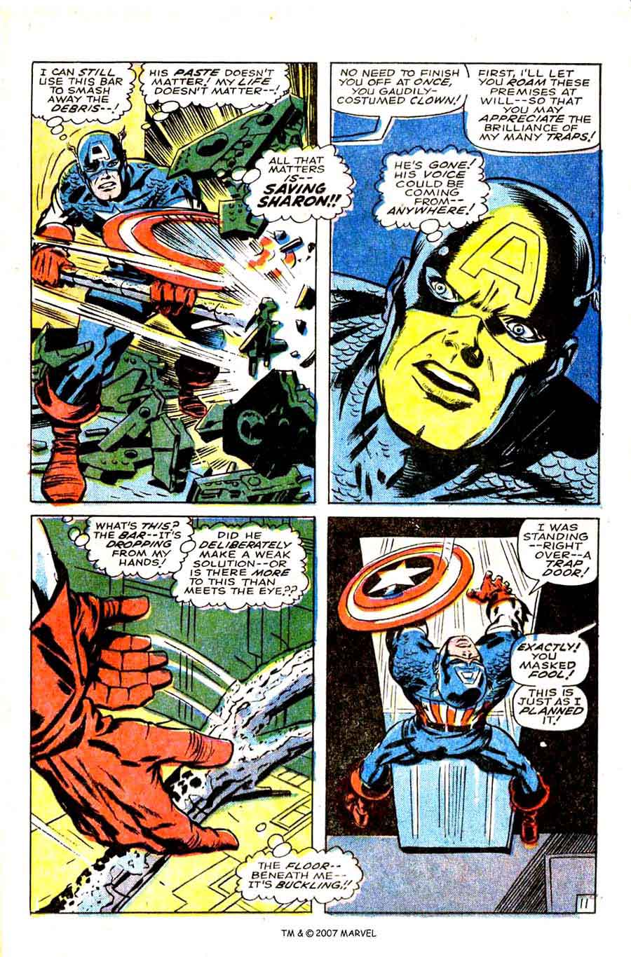 Captain America v1 #108 marvel comic book page art by Jack Kirby Captain America v1 #108 marvel comic book page art by Jack Kirby