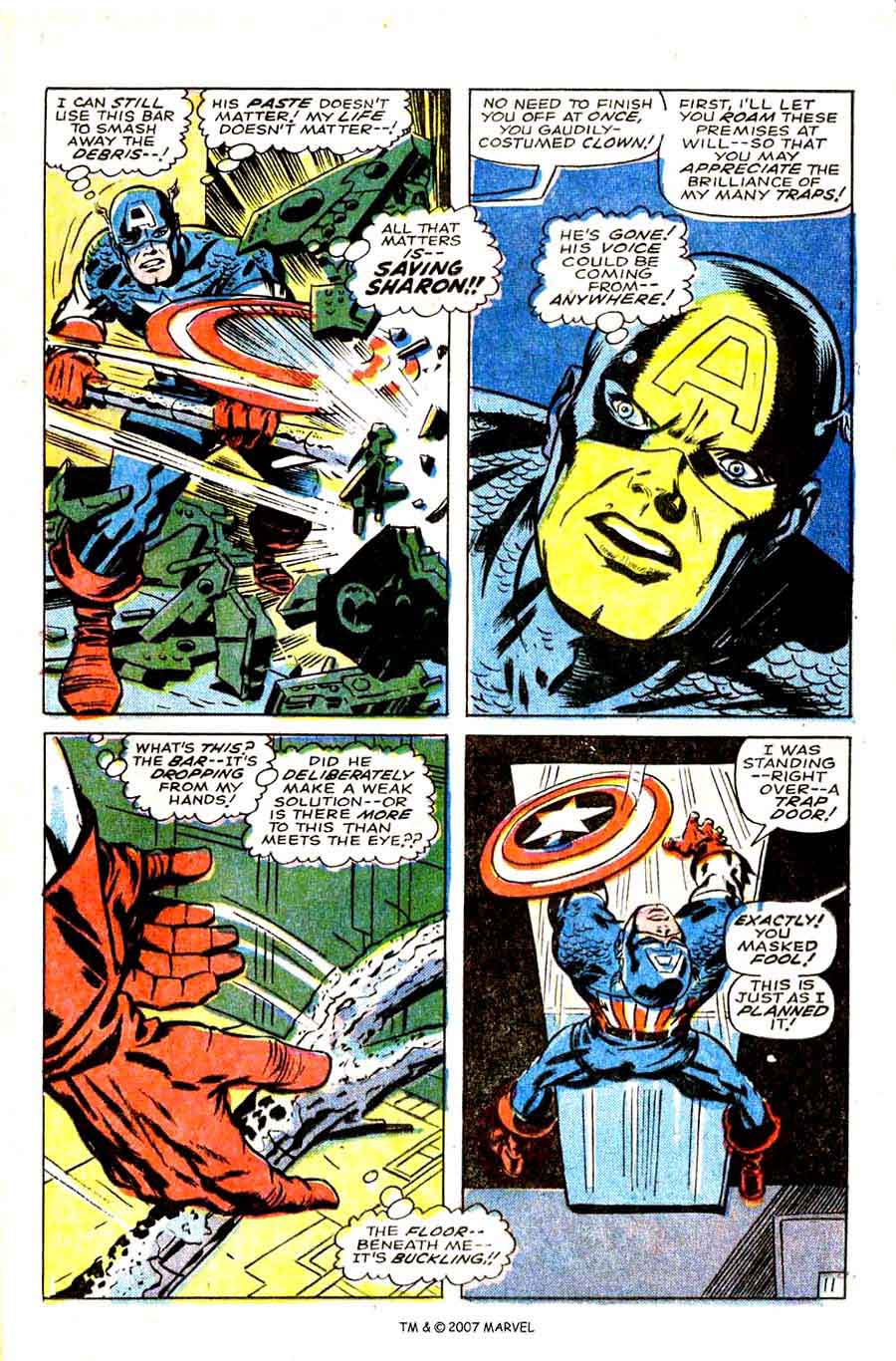 Captain America v1 #108 marvel comic book page art by Jack Kirby