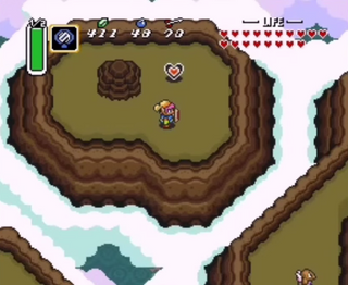 The Legend Of Zelda - A Link To The Past - Pieza escondida
