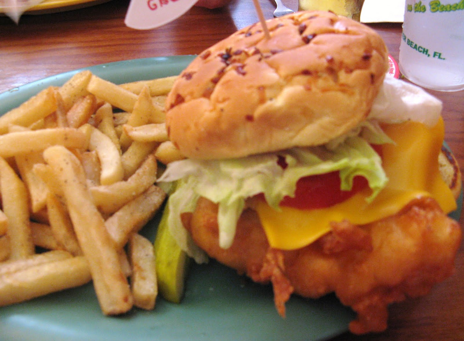 Food and Loathing Totally Tasty Find Frenchy's Super Grouper Sandwich
