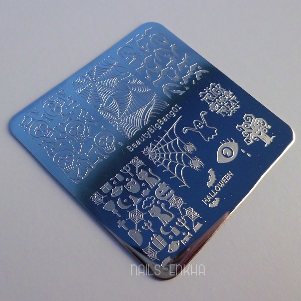 Halloween Bat Nail Art Stamping Plate SKU:J3141TM-1A