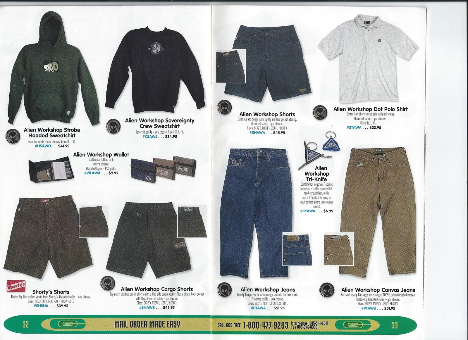 90's Skateboard Nostalgia CCS Summer 1996 Catalog