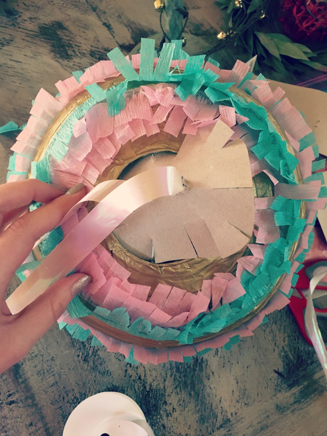 DIY Gender Reveal Pull String Piñata A Lil Bit Fancy Bloglovin’