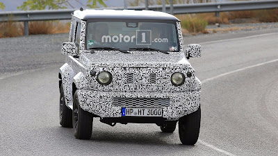 Spyshot Suzuki Jimny 2019 - Tampak Depan Spyshot Suzuki Jimny 2019 - Tampak Depan