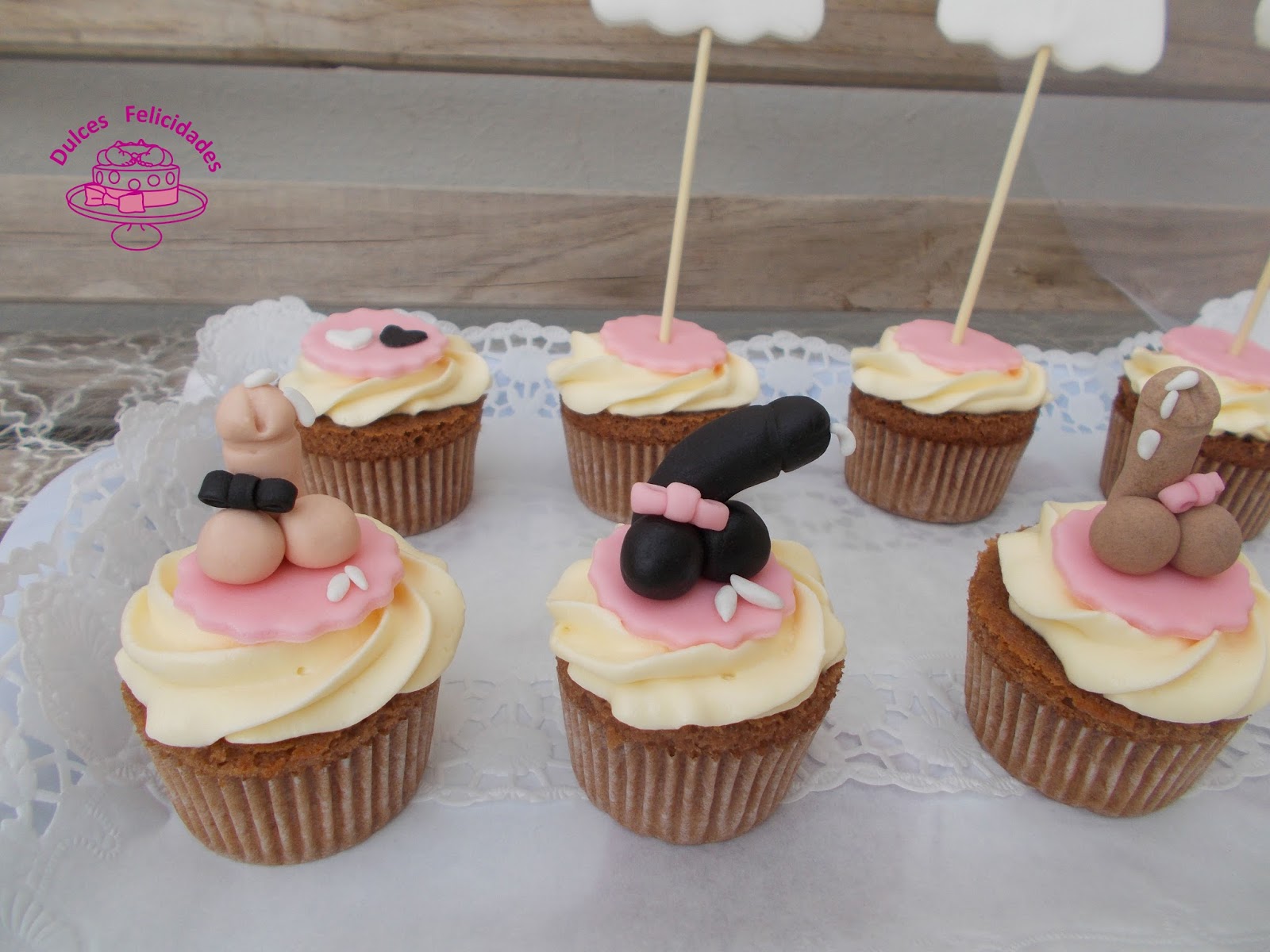 Cupcakes para la despedida de soltera de Ami - Dulces Felicidades