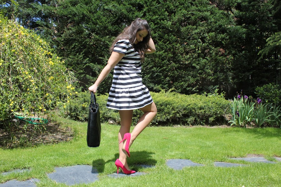 Cómo hacer vestido corto de rayas para el verano