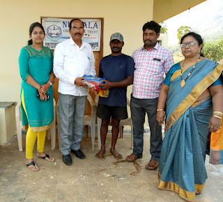 New clothes distribution to the people of Gullepalli