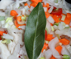 tripe cuisinart braised cooker pressure sweated vegetables minutes leaf few bay then added