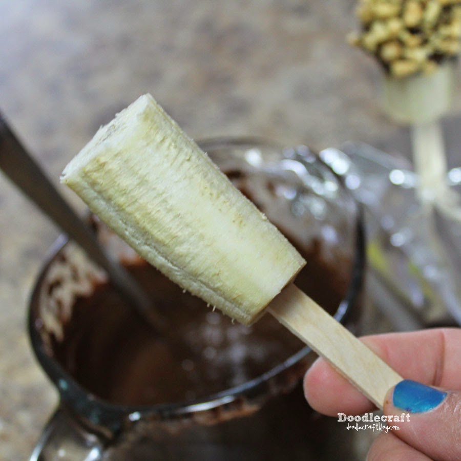 Frozen Banana Pops!