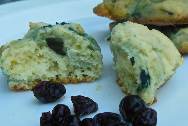 Lori's Culinary Creations: Blueberry Chocolate Cream Cheese Cookies {Guest Post at Mom's Test Kitchen}