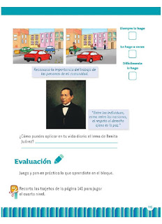 Apoyo Primaria Exploración de la Naturaleza y la Sociedad 1er Grado Bloque 4 Evaluación