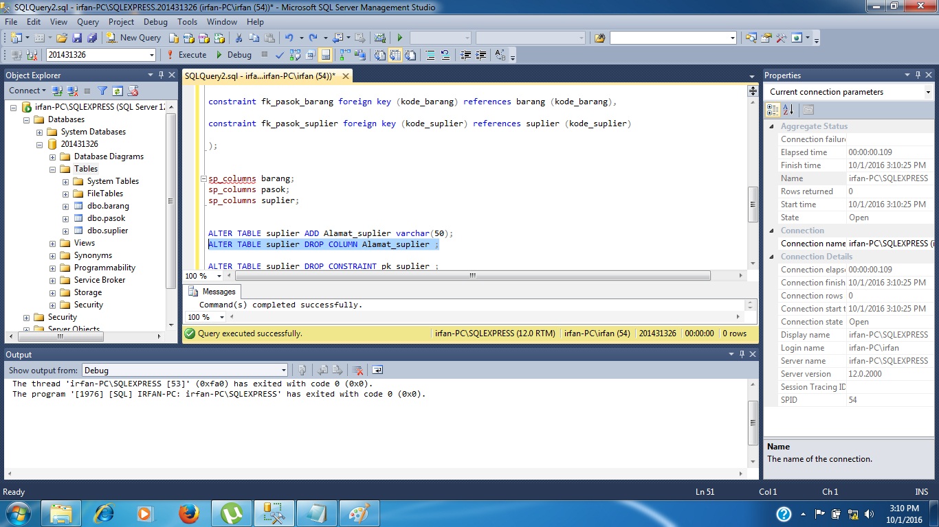 Reference constraint sql. Sql инструкция alter. alter table sql таблицы. microsoft sql server интерфейс. sql команда drop.