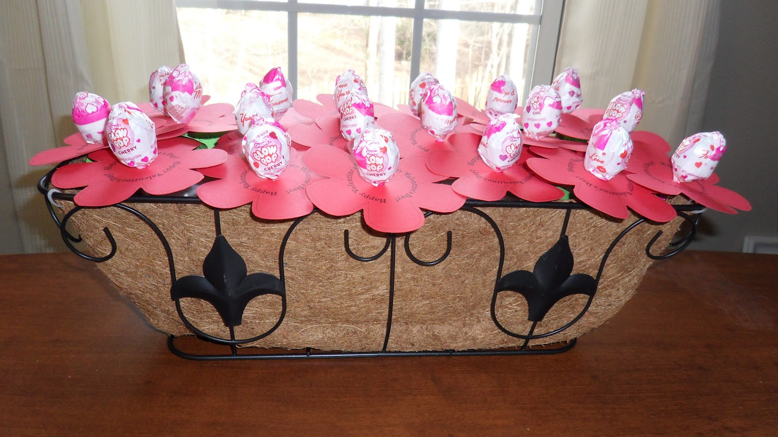 Pink and Peace A Valentine's Day Window Box Bouquet