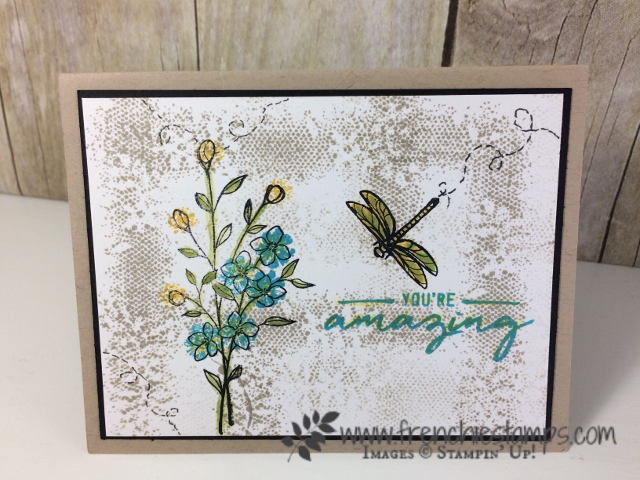 Touch of Textures, Color with Wink of Stella, Stampin'Up!, Frenchiestamps