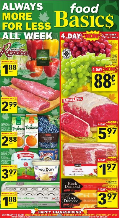 food basics ontario flyer october 05 11 2017 weekly flyers ontario food basics flyer barrie