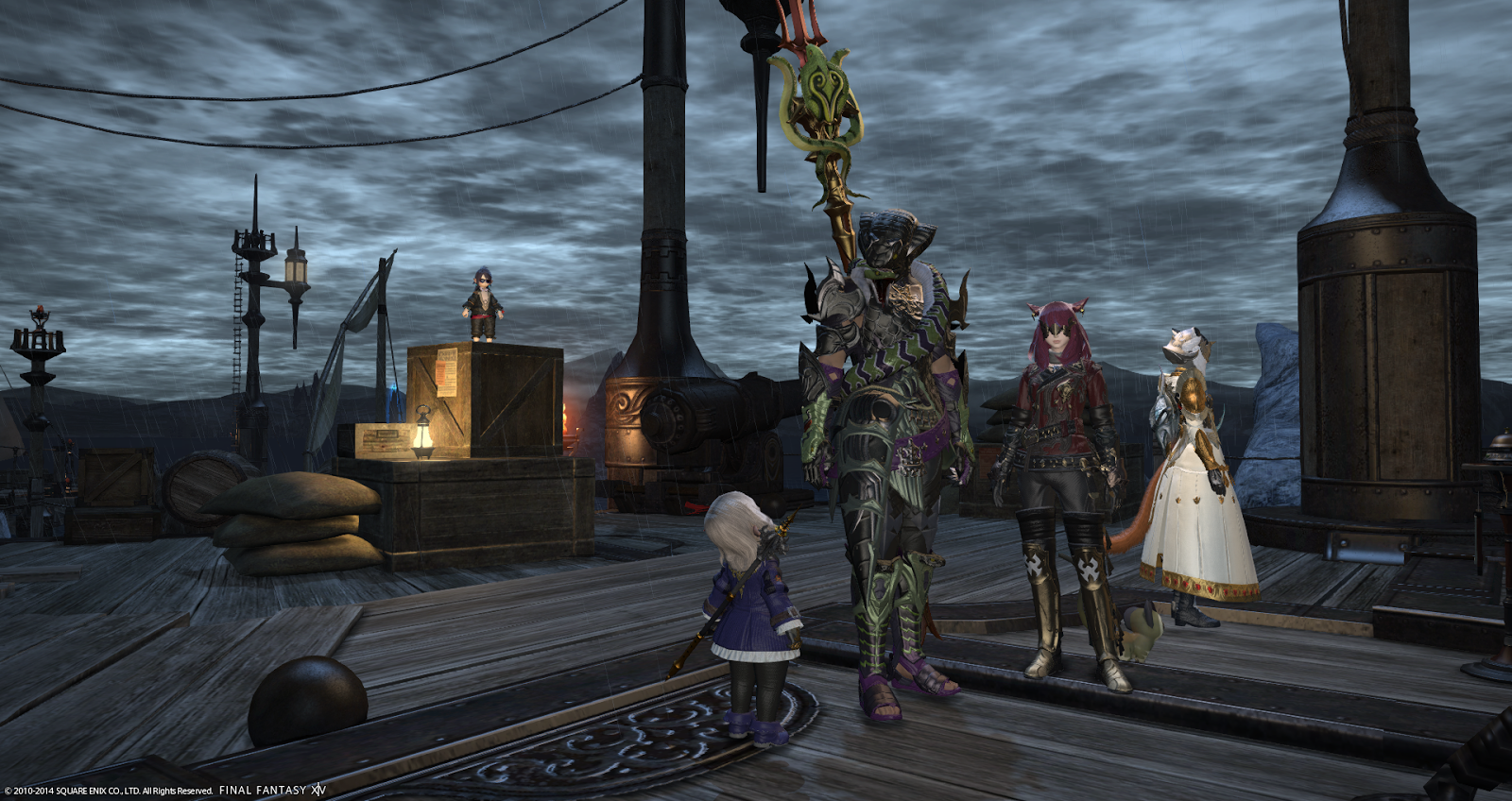 A Tank and a Healer. FFXIV PVP Sets