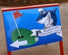Sharksville Adventure Golf at Harbour Park in Littlehampton