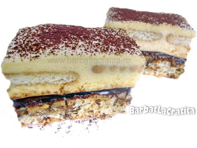 Prăjitură Deliciu (cu blat din nucă)