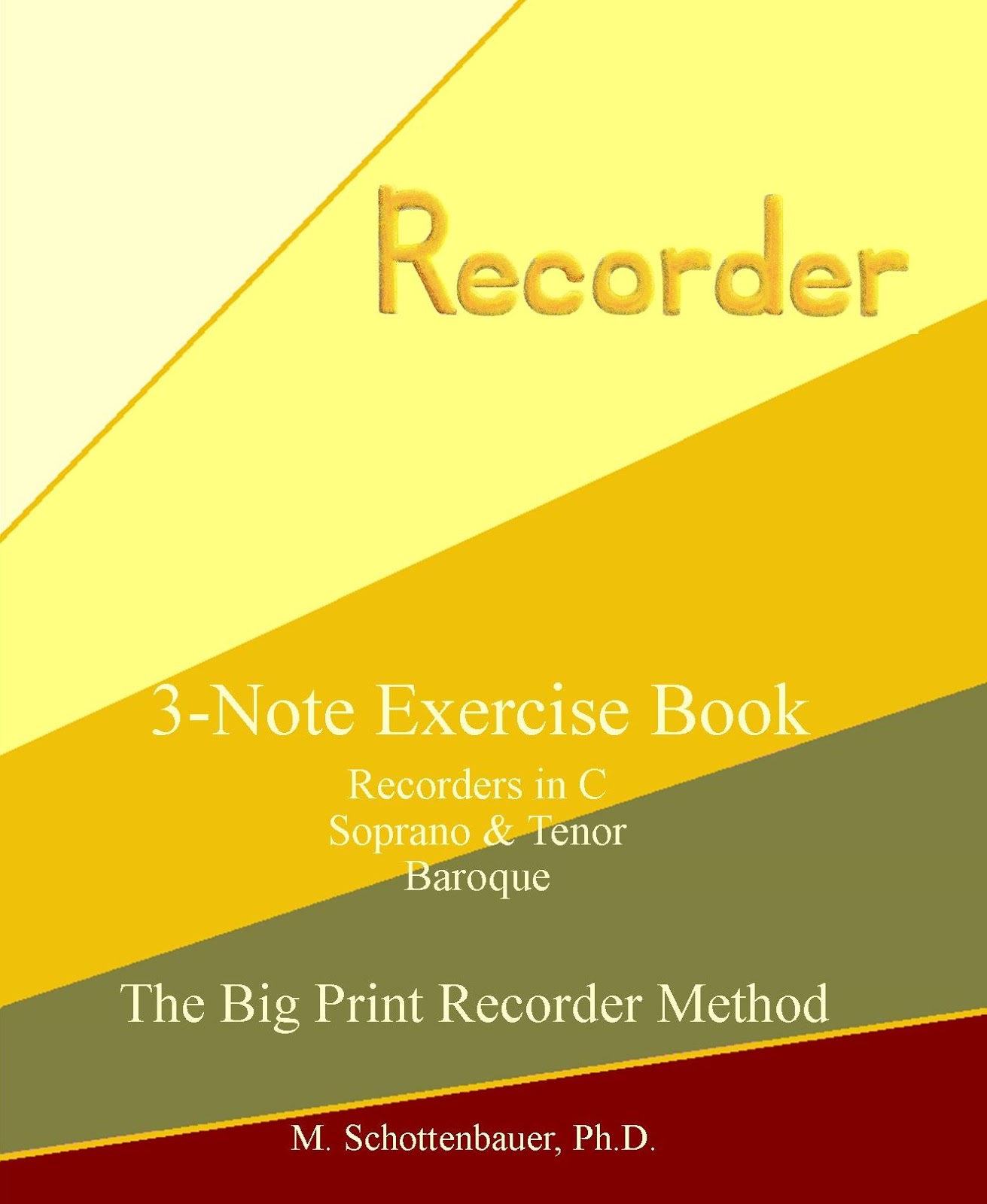 The Big Print Music Method Big Print Recorder Method Multiple