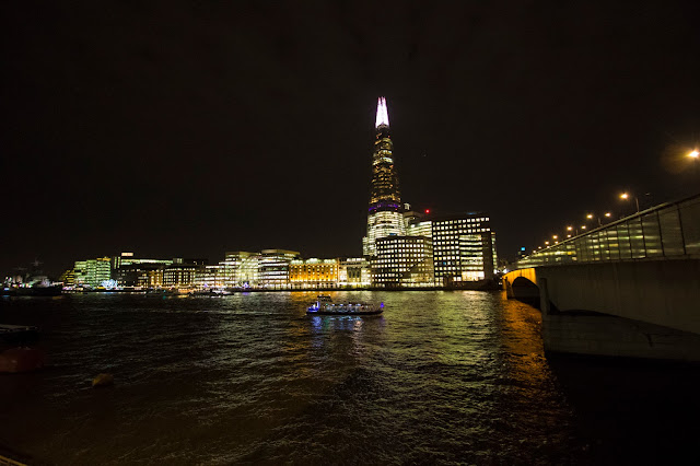 The Shard di notte-Londra