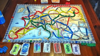 Partida en juego Aventureros al tren Europa