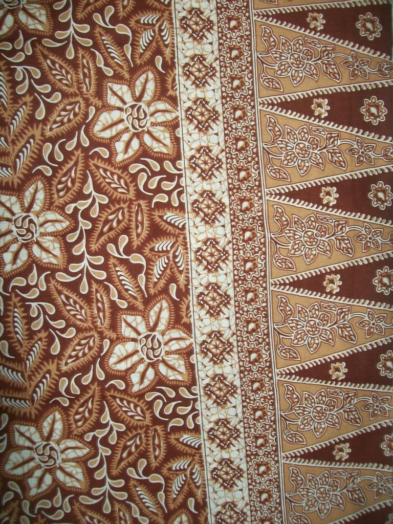 Bahan Kain Batik Cirebon Warna Coklat Bahan Kain Batik Cirebon Warna Coklat
