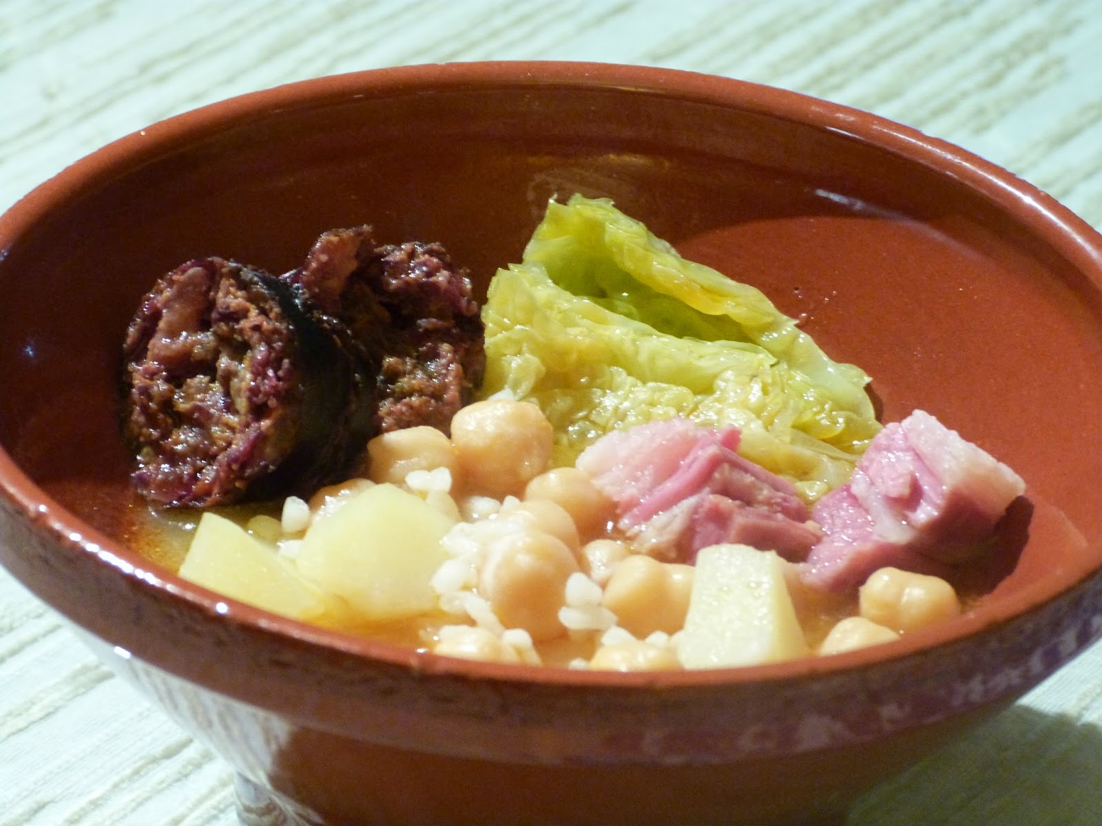 Las Recetillas de Mónica Olla de garbanzos con arroz