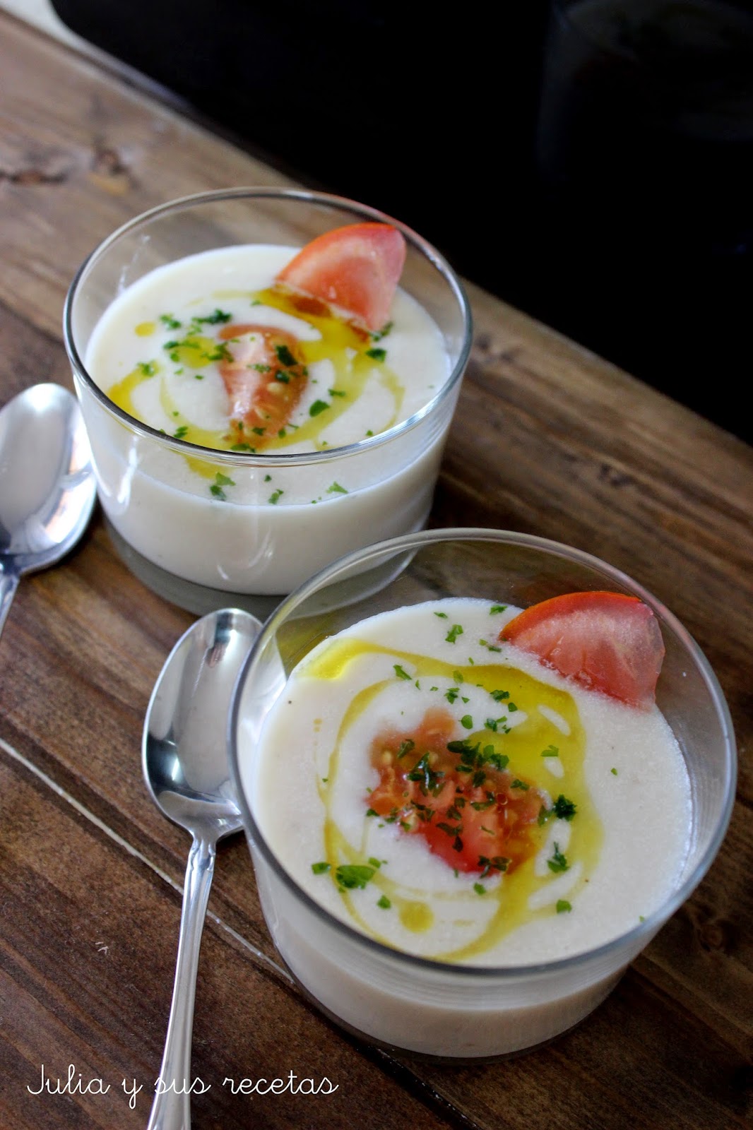 crema fria de alubias