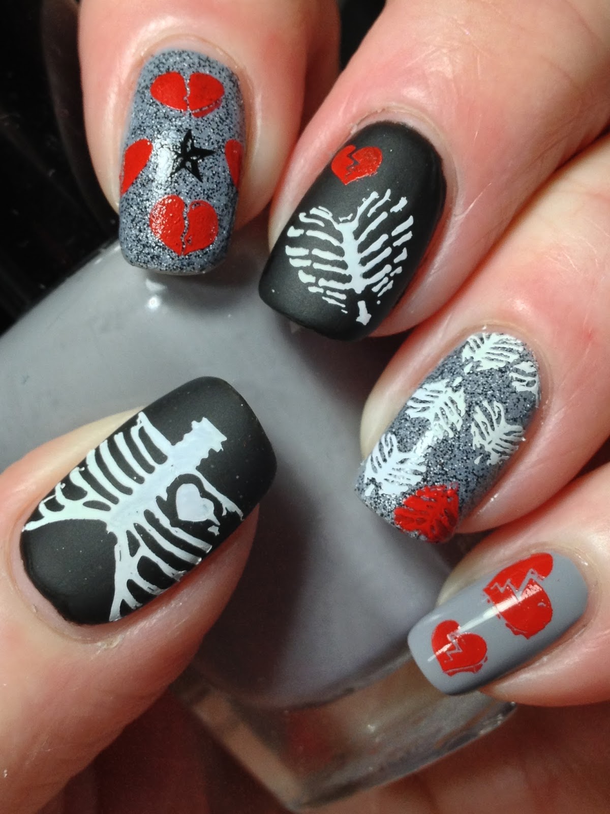 Red Painted Pinky Nail Red Painted Pinky Nail