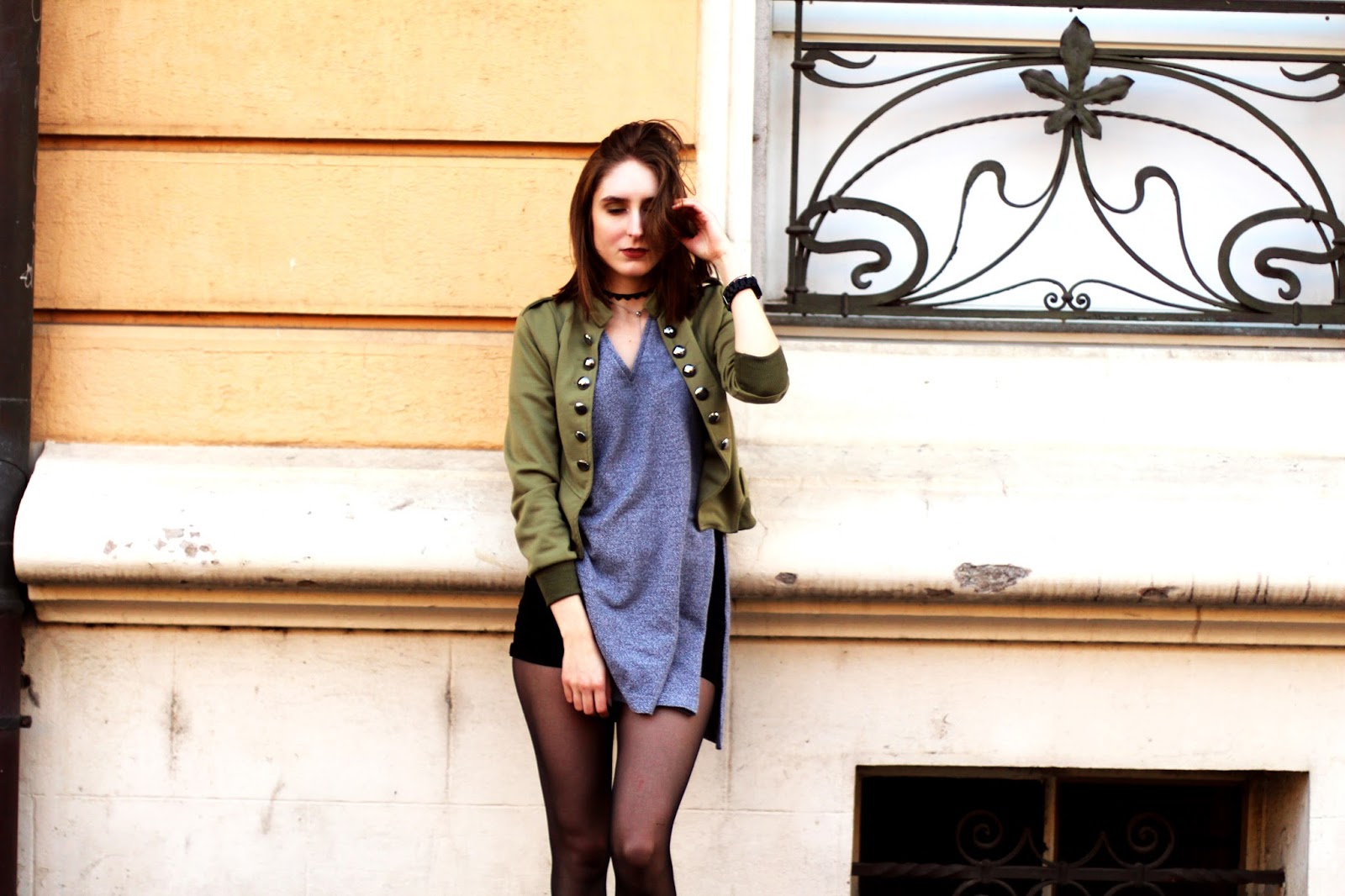 outfit swiss fashion blogger military project goals