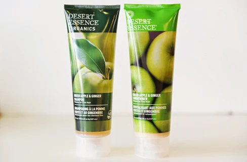Desert essence apple ginger shampoo conditioner